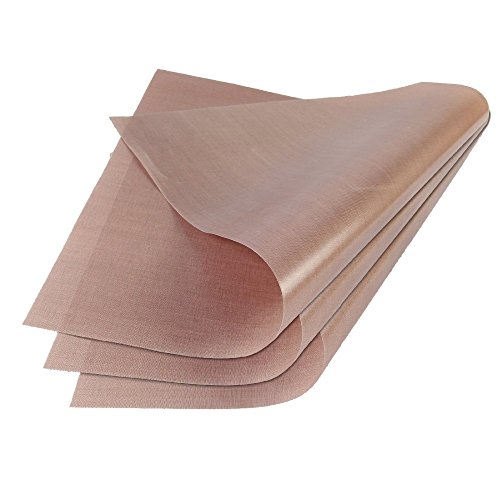 RETYLY 6 Stück Teflon-Klinge 40 x 60 cm robuste Backmatte Wiederverwendbare Backmatte Backmatte Backwerkzeug Backwerkzeug aus Papier Öl antihaftbeschichtet für BBQ von RETYLY