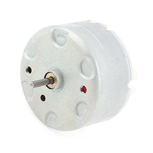 RETYLY RF-500 TB-12560 DC1.5-12V 2700 U/MIN Leerlaufdrehzahl 32mm Durchmesser DC Motor Silber von RETYLY