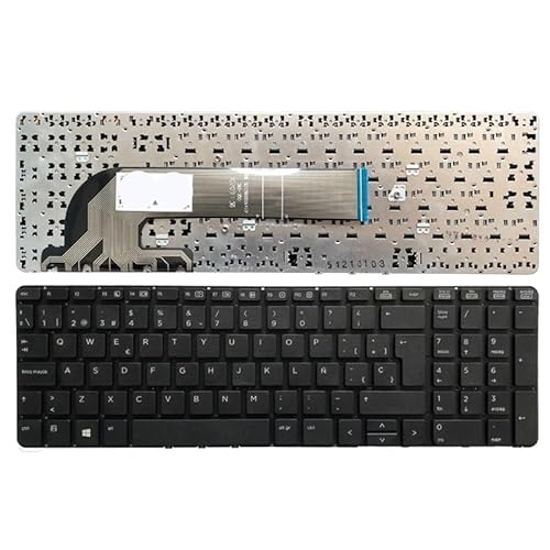 REUISAX Spanische Tastatur kompatibel mit ProBook 450 G0 450 G1 450 G2 455 G1 455 G2 470 G0 470 G1 470 G2 SP Tastatur ohne Rahmen von REUISAX