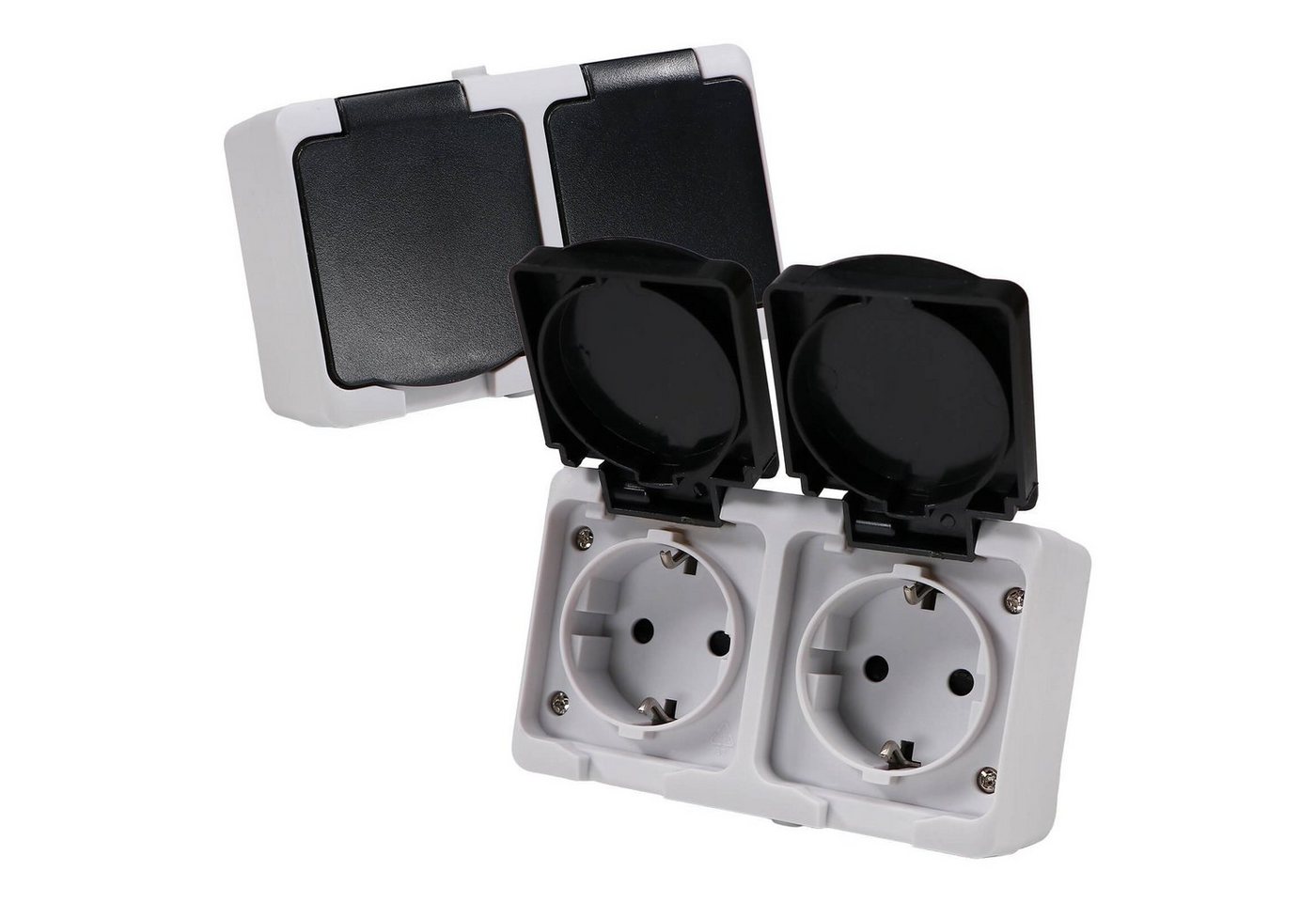 REV Ritter GmbH Aufputz-Steckdose 2er Set REV AquaMini Feuchtraum 2-fach Steckdose Doppelsteckdose, 2-St. REV Ritter GmbH Aufputz-Steckdose 2er Set REV AquaMini Feuchtraum 2-fach Steckdose Doppelsteckdose, 2-St. von REV Ritter GmbH