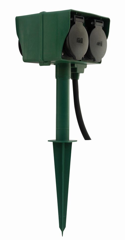 Erdspieß mit Steckdose von REV Ritter