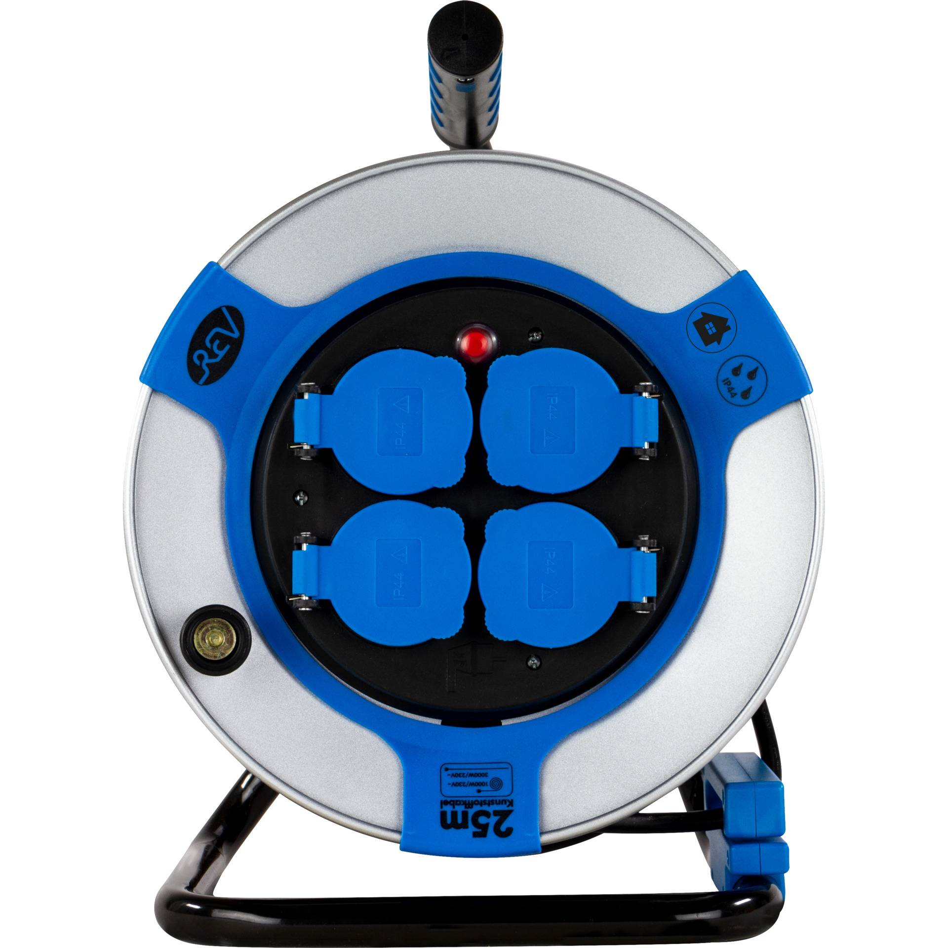 Kabeltrommel mit Deckel H05VV-F3G von REV Ritter