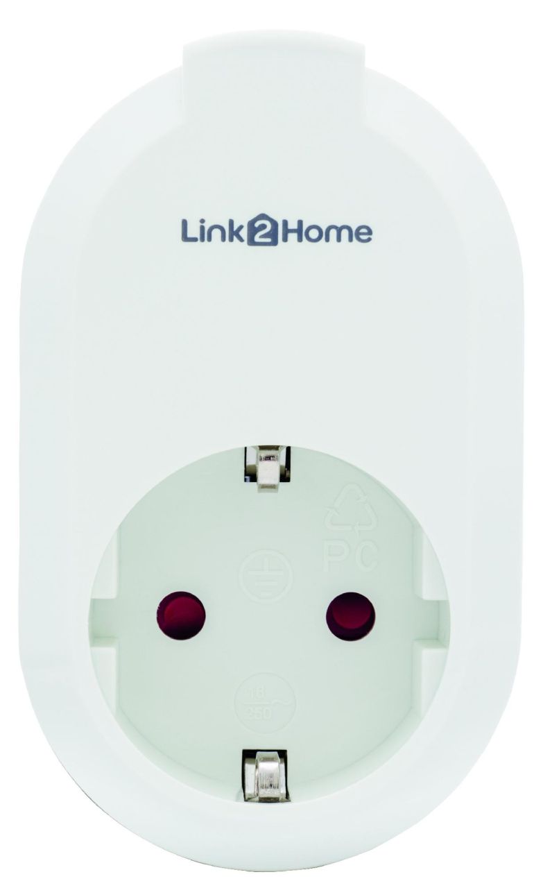 Link2Home WiFi Steckdose & Zeitschaltuhr weiß von Link2Home