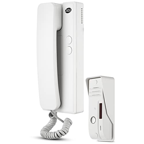 REV Sprechanlage, Gegensprechanlage mit Türöffner, 230VAC, Alarmfunkt., Weiss REV Sprechanlage, Gegensprechanlage mit Türöffner, 230VAC, Alarmfunkt., Weiss von REV