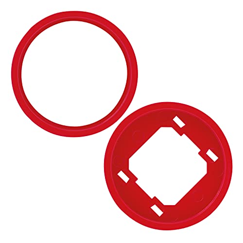 REV Radius, Farbring - Beleuchtungsring für Schalter und Steckdosen, rot von REV