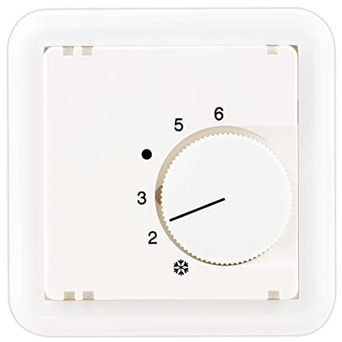 REV 0216890106 Vario, Abdeckung für Heizungsregler (Wechselkontakt), Bedienfeld Thermostat Heizung, Weiss REV 0216890106 Vario, Abdeckung für Heizungsregler (Wechselkontakt), Bedienfeld Thermostat Heizung, Weiss von REV