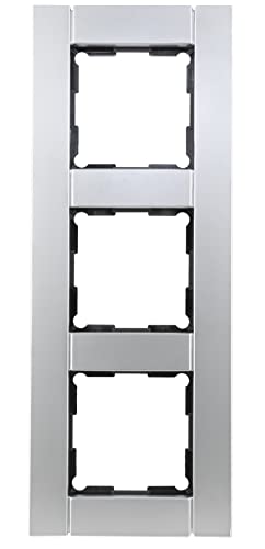 REV Optima, 3-fach Rahmen Steckdose, Rahmen Serienschalter, Wechselschalter, metallic REV Optima, 3-fach Rahmen Steckdose, Rahmen Serienschalter, Wechselschalter, metallic von REV