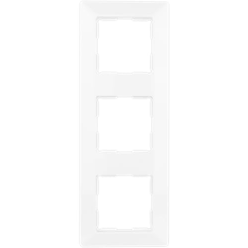 REV Quadro, 3-fach Rahmen Steckdose, Rahmen Lichtschalter etc., weiss von REV
