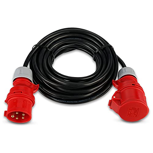 REV CEE Verlängerung - Verlängerungskabel 10m außen IP44. 11000W, schwarz REV CEE Verlängerung - Verlängerungskabel 10m außen IP44. 11000W, schwarz von REV