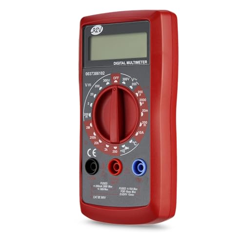 REV Multimeter, Temperatur Signal- Dioden- Polaritätsprüfung, rot von REV