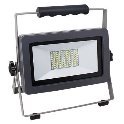 REV Ritter LED Fluter Flare auf Ständer 50 W, silber-anthrazit von REV Ritter