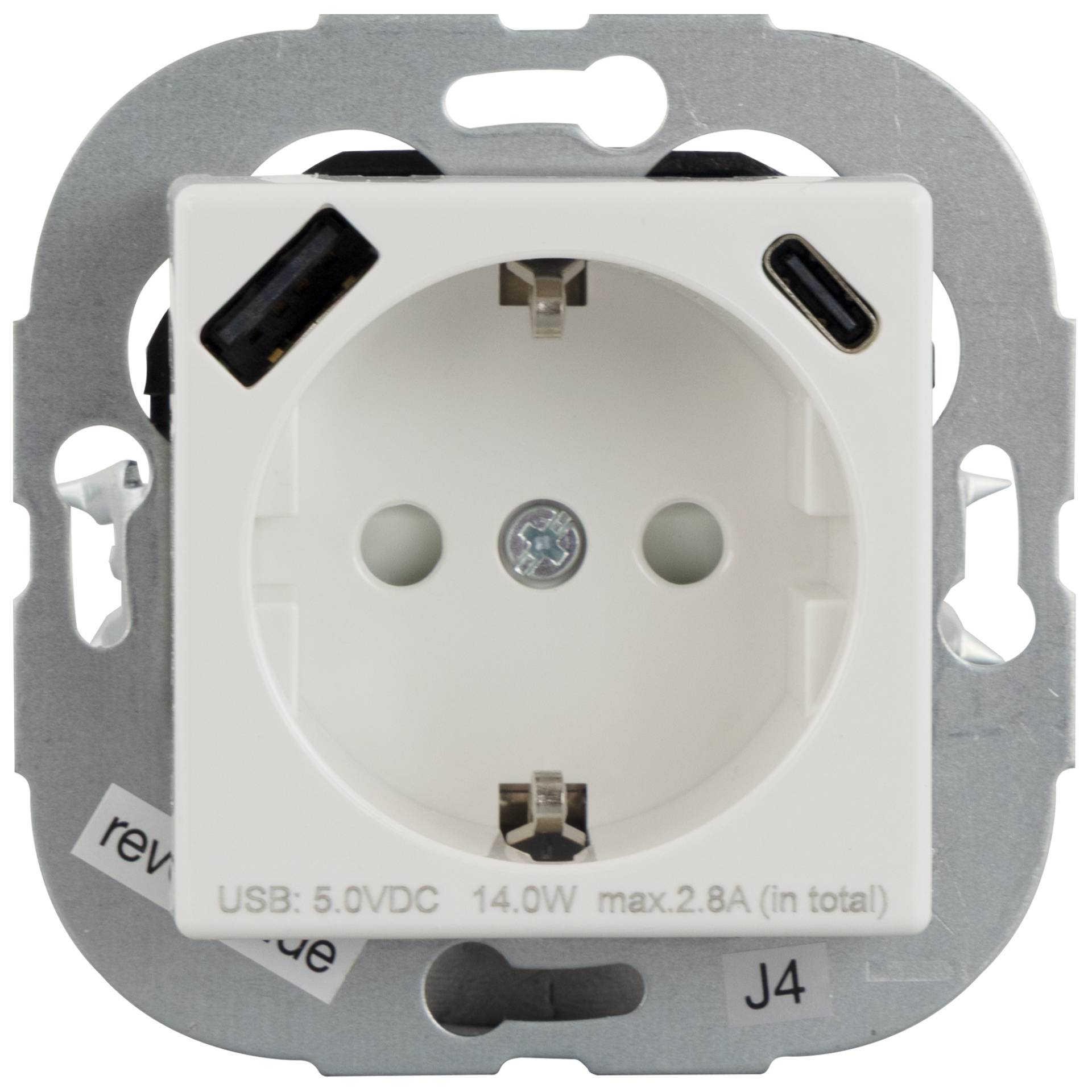 REV Ritter Steckdose 'Classic Line' weiß, USB-A/USB-C REV Ritter Steckdose 'Classic Line' weiß, USB-A/USB-C von REV Ritter