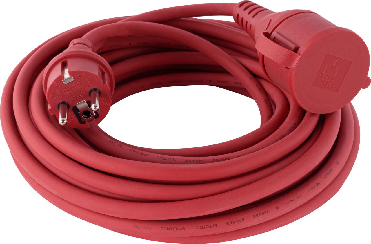 Verlängerungskabel Außen 10 m H05RR-F3x1,5 mm², rot Verlängerungskabel Außen 10 m H05RR-F3x1,5 mm², rot von REV Ritter