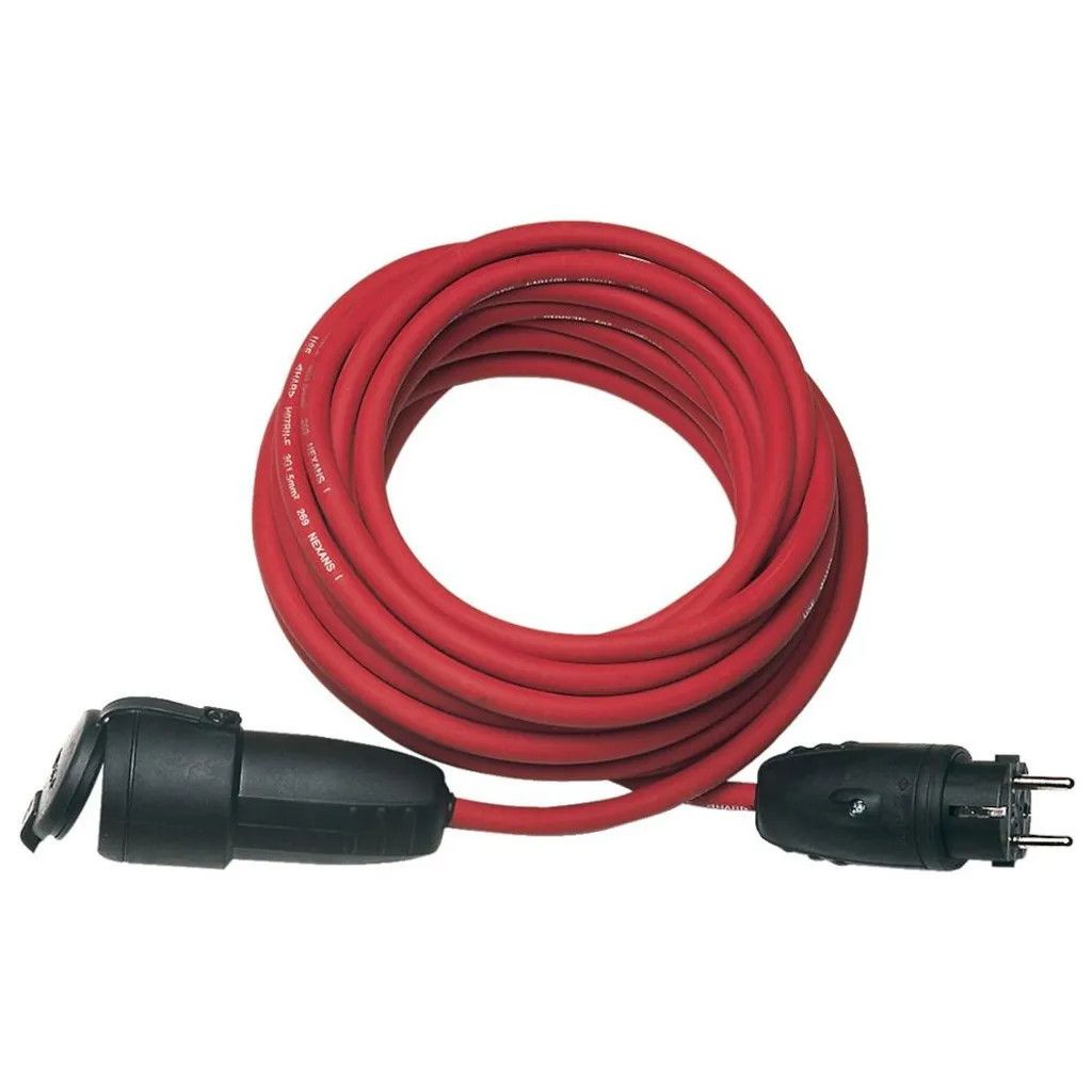 REV Verlängerungskabel Flex 10 m H07V3V3-F 3G1,5 mm², rot, IP 44 von REV Ritter