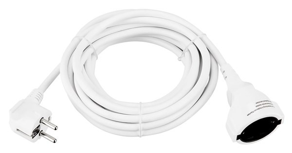 REV Verlängerungskabel Innen 3 Meter H05VV-F SK3, weiß von REV Ritter