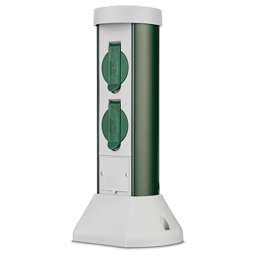 REV Außensteckdose GreenCraft - 2-Fach Garten Steckdosensäule, 36cm Höhe, Outdoor Steckdose IP44 spritzwassergeschützt, grün REV Außensteckdose GreenCraft - 2-Fach Garten Steckdosensäule, 36cm Höhe, Outdoor Steckdose IP44 spritzwassergeschützt, grün von REV
