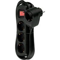 REV - 0012392514 Steckdosenleiste mit Schalter 3fach Schwarz Schutzkontakt 1 St. von REV