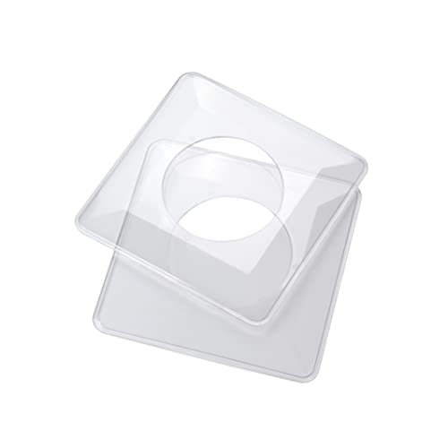 REV Lichtschalter Schutz - Transparenter Wand- / Tapetenschutz für 1-fach Steckdose & Lichtschalter, Tapetenschoner passend für jedes Schalterprogramm REV Lichtschalter Schutz - Transparenter Wand- / Tapetenschutz für 1-fach Steckdose & Lichtschalter, Tapetenschoner passend für jedes Schalterprogramm von REV