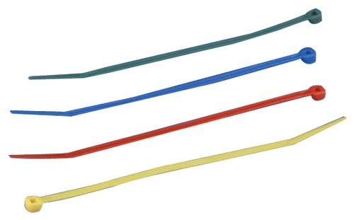 Kabel-Binder 300x4,8 farbig sortiert 100 Stück von REV