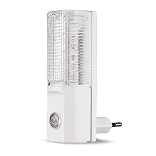 REV Nachtlampe, LED Nachtlicht Dämmerungsautomatik, 5 LEDs, 10 Lux, weiss von REV