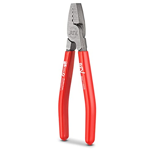 REV Crimpzange, Aderendhülsenzange 0,25-2,5 mm² Trapezpressung, rot von REV