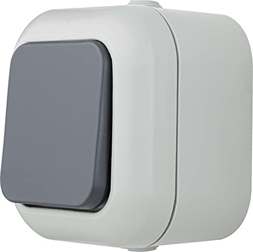REV 005506 Atlantik, Ausschalter - Wechselschalter Feuchtraum IP44, Aufputz, grau REV 005506 Atlantik, Ausschalter - Wechselschalter Feuchtraum IP44, Aufputz, grau von REV