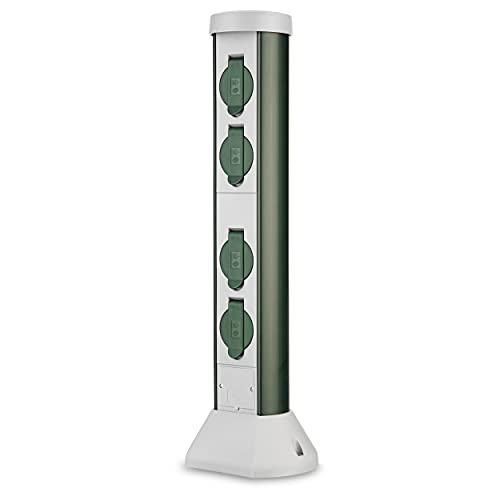 REV Außensteckdose GreenCraft - 4-Fach Garten Steckdosensäule, 52cm Höhe, Outdoor Steckdose IP44 spritzwassergeschützt, grün REV Außensteckdose GreenCraft - 4-Fach Garten Steckdosensäule, 52cm Höhe, Outdoor Steckdose IP44 spritzwassergeschützt, grün von REV