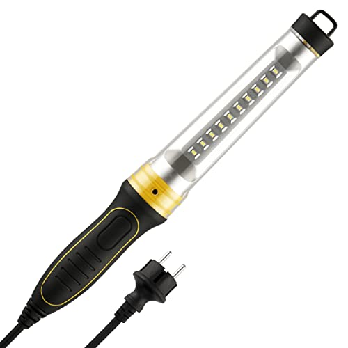 REV Handleuchte – LED Leuchte mit Aufhängehaken, 6W, 200lm, IP54 – schwarz von REV
