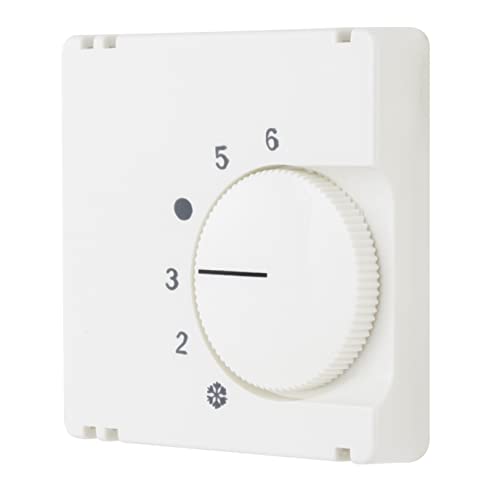 REV 0202880106 Radius, Abdeckung für Heizungsregler (Schliesser), Bedienfeld Thermostat Heizung, Weiss von REV