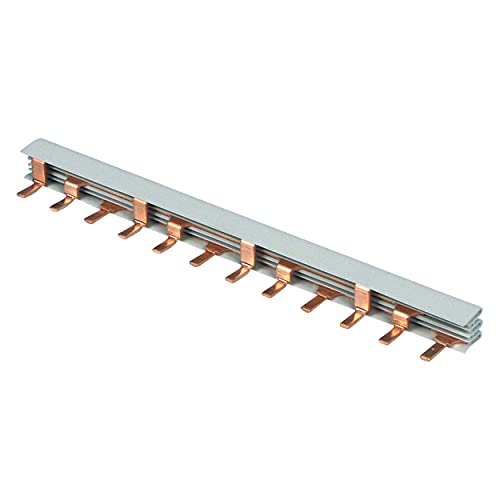 REV Kammschiene, Sammelschiene 3-polig, max. 64A, 12 Sicherungs-Einbauautomaten, silber REV Kammschiene, Sammelschiene 3-polig, max. 64A, 12 Sicherungs-Einbauautomaten, silber von REV