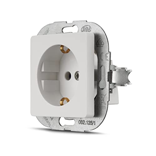 REV PrimaLuxe Steckdose mit Abdeckung, Unterputz, weiss REV PrimaLuxe Steckdose mit Abdeckung, Unterputz, weiss von REV