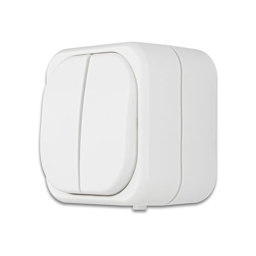 REV AquaTop, Serienschalter, Feuchtraum IP44, einpolig, Aufputz, weiß REV AquaTop, Serienschalter, Feuchtraum IP44, einpolig, Aufputz, weiß von REV