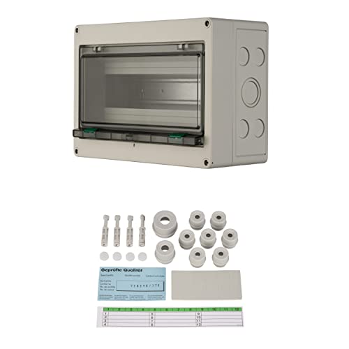 REV 0515521555 Sicherungskasten, Verteilerkasten 1-reihig 12TE, 400V, 110x254x180mm, grau REV 0515521555 Sicherungskasten, Verteilerkasten 1-reihig 12TE, 400V, 110x254x180mm, grau von REV