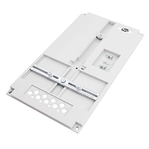 REV 0518846555 Zählertafel, Zählerbrett mit Schiene für Wechselstromzähler u. Drehstromzähler, grau REV 0518846555 Zählertafel, Zählerbrett mit Schiene für Wechselstromzähler u. Drehstromzähler, grau von REV