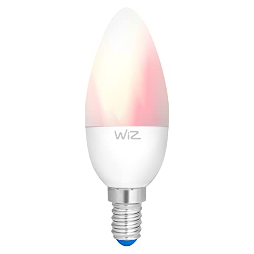 WiZ Smarthome LED Lampe, WLAN. Alexa, Google, 430lm, RGB+ 2200-6500K, 25.000h, E14, weiss von REV