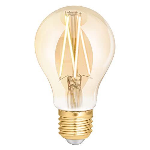 WiZ Smarthome Filament LED Lampe, WLAN. Alexa, Google, 650lm, 2200-5500K, 15.000h, E27, amber von REV