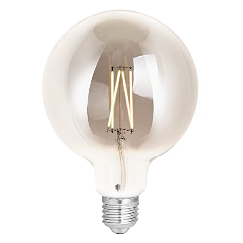 WiZ Smarthome Filament LED Lampe, Glühbirne. Alexa, Google, 350lm, 2200-5500K, 15.000h, E27, hellgrau von REV