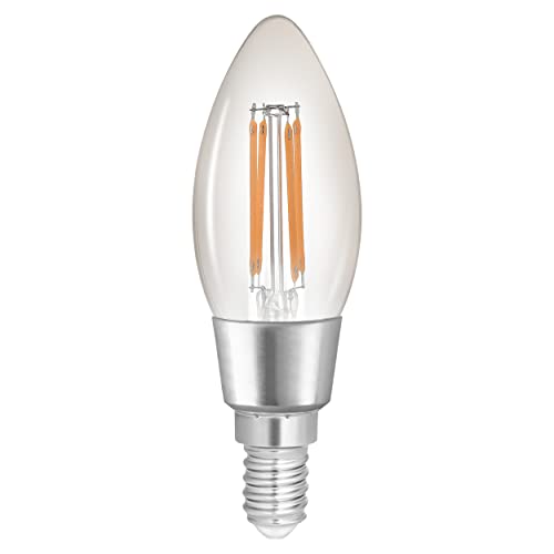 WiZ Smarthome Filament LED Lampe, WLAN. Alexa, Google, 470lm, 2200-5500K, 15.000h, E14, weiss von REV