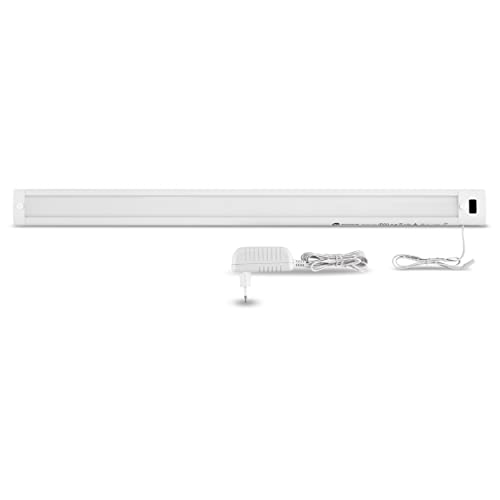 REV SENSOBASE Küchenunterbauleuchte, Küchenbeleuchtung LED, Küchenleuchte, mit Sensor, 58cm, 25.000h, 14W, 820lm, weiss, Weiß von REV