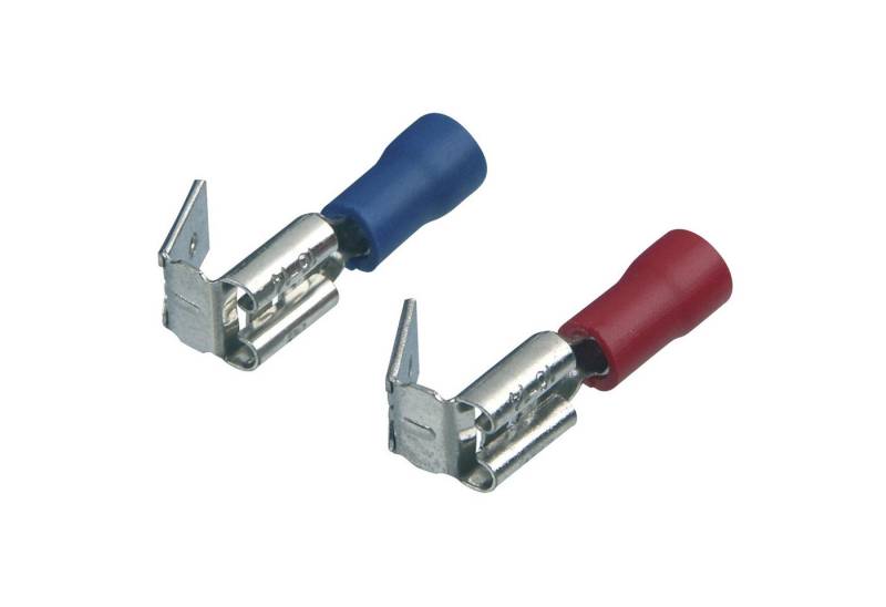 REV Flachsteckhülse REV Flachstecker-Set, rot und blau, 24 Stück REV Flachsteckhülse REV Flachstecker-Set, rot und blau, 24 Stück von REV