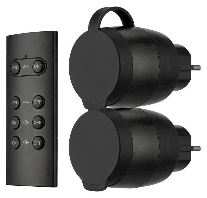 REV Funksteckdose Funkschalt-Set außen IP44 Mini Outdoor mit von REV