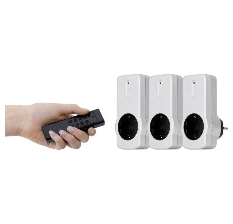 REV Funksteckdose REV 0085010703 Funk Steckdosen-Set Innenbereich 1000 W von REV