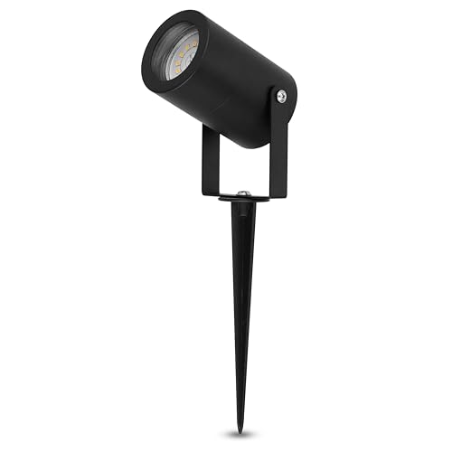 REV Gartenbeleuchtung - Gehäuse IP65 aus Aluminium, Wegeleuchte außen schwenkbar. 230lm, 3W. Kabel 1,5m, H:27cm, Schwarz L440 REV Gartenbeleuchtung - Gehäuse IP65 aus Aluminium, Wegeleuchte außen schwenkbar. 230lm, 3W. Kabel 1,5m, H:27cm, Schwarz L440 von REV