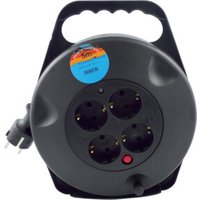 REV Kabelbox 4fach 5 m 3G1,5 schwarz von REV
