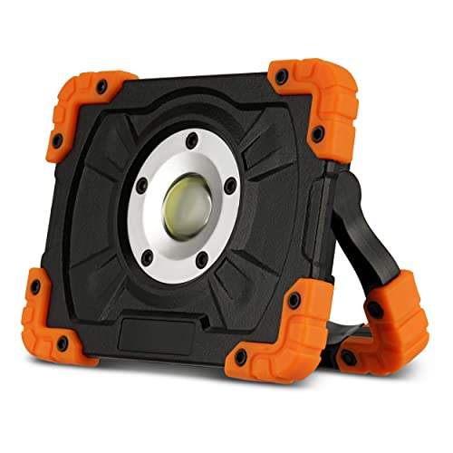 REV FLOOD, LED Arbeitsleuchte mit Akku, 5W, 500lm, IP44, schwarz-orange REV FLOOD, LED Arbeitsleuchte mit Akku, 5W, 500lm, IP44, schwarz-orange von REV
