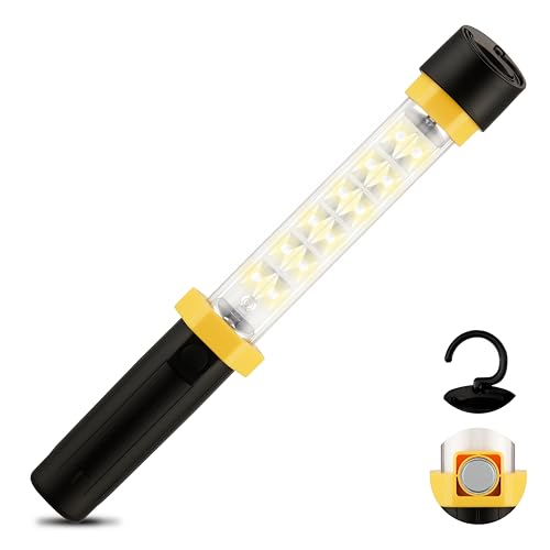 REV LED Arbeitsleuchte - Kompakte Akku Handlampe mit Aufhängehaken, Inspektionslampe - ideal für Werkstatt & KFZ, gelb REV LED Arbeitsleuchte - Kompakte Akku Handlampe mit Aufhängehaken, Inspektionslampe - ideal für Werkstatt & KFZ, gelb von REV