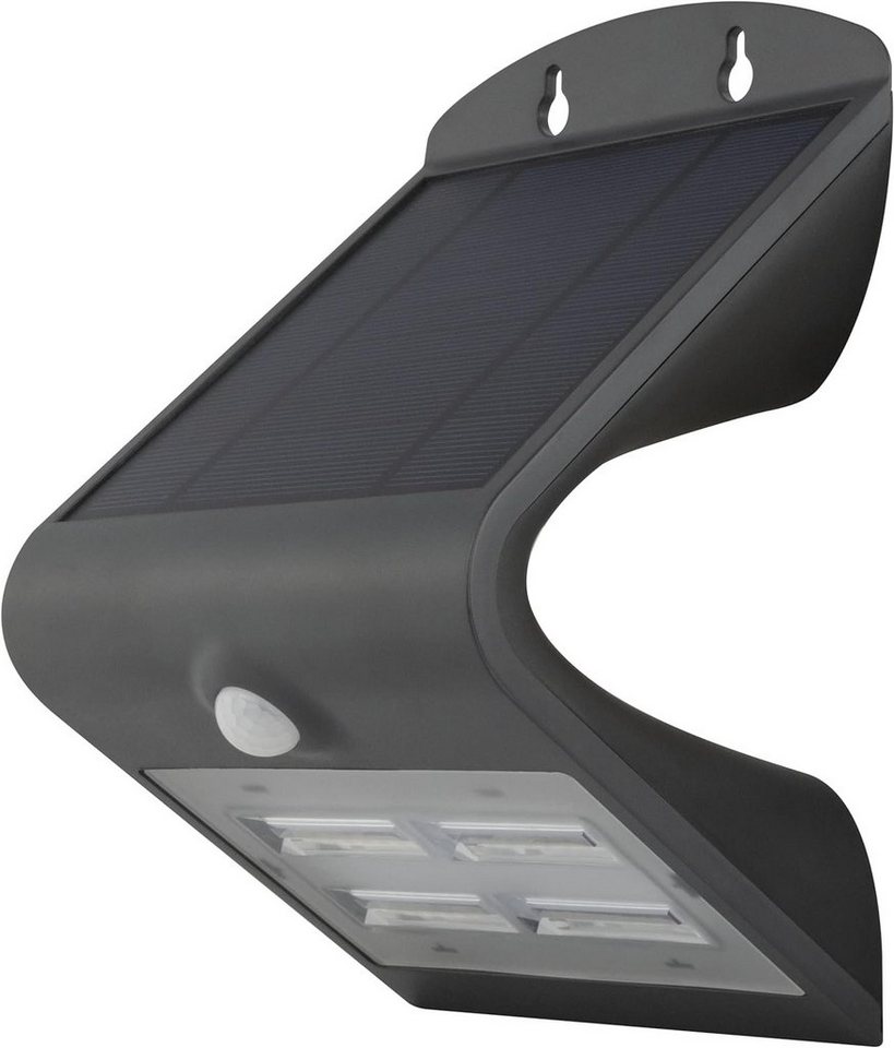 REV LED Solarleuchte mit Bewegungsmelder, außen, IP54, anthrazit von REV