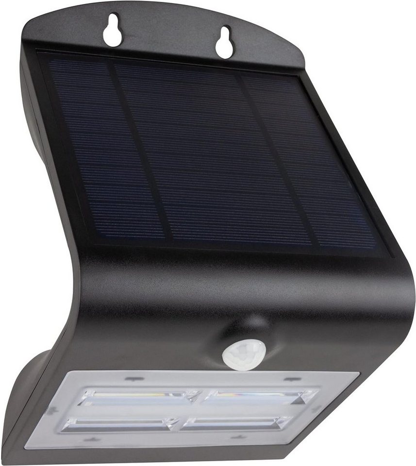 REV LED Solarleuchte mit Bewegungsmelder, außen, IP54, schwarz von REV