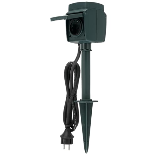 REV Link2Home, WLAN Aussensteckdose 2-fach + Erdspiess, Grün REV Link2Home, WLAN Aussensteckdose 2-fach + Erdspiess, Grün von REV