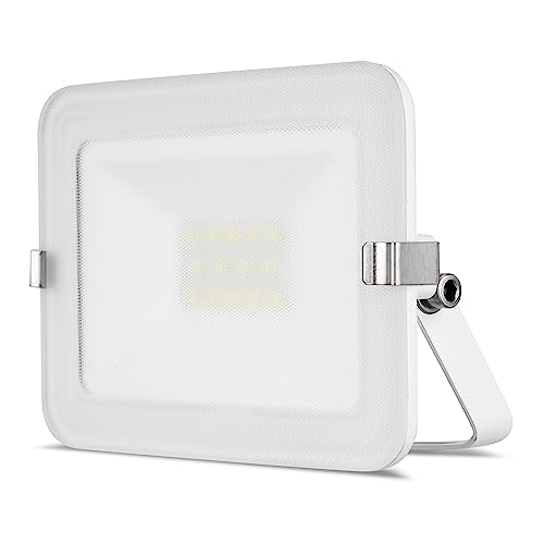 REV MIRANO LED Strahler außen IP65, LED Lampe 10W, 900lm, 6500K, weiss von REV